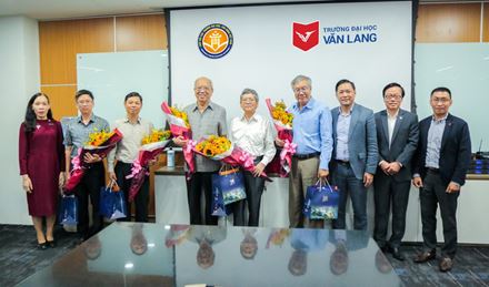 Lãnh đạo Hiệp hội các trường đại học, cao đẳng Việt Nam thăm Trường Đại học Văn Lang